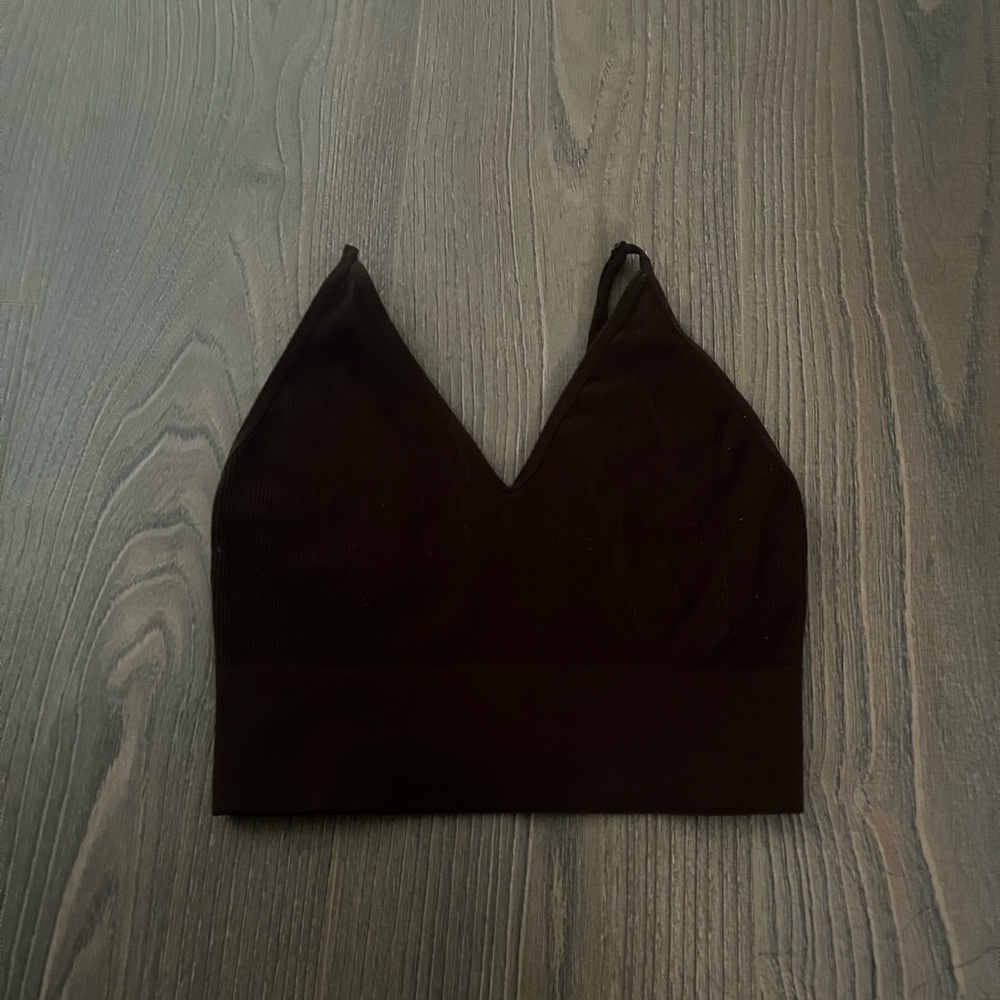 Bozzolo Chocolate Brown Crop Tank